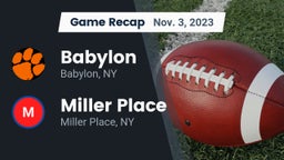 Recap: Babylon  vs. Miller Place  2023