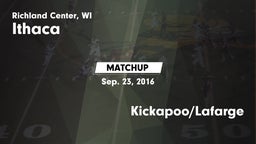 Matchup: Ithaca vs. Kickapoo/Lafarge 2016