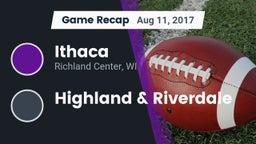 Recap: Ithaca  vs. Highland & Riverdale 2017