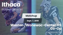 Matchup: Ithaca vs. Weston /Wonewoc-Center HS Co-Op 2018