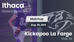 Matchup: Ithaca vs. Kickapoo La Farge  2019