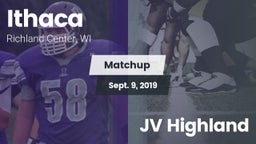 Matchup: Ithaca vs. JV Highland 2019