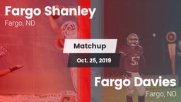 Matchup: Shanley vs. Fargo Davies  2019