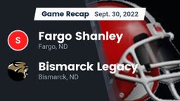 Recap: Fargo Shanley  vs. Bismarck Legacy  2022