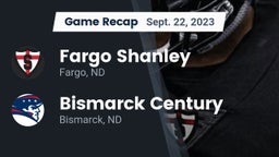 Recap: Fargo Shanley  vs. Bismarck Century  2023