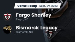Recap: Fargo Shanley  vs. Bismarck Legacy  2023
