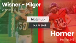Matchup: Wisner - Pilger High vs. Homer  2018