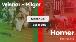 Matchup: Wisner - Pilger High vs. Homer  2019