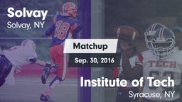 Matchup: Solvay vs. Institute of Tech  2016