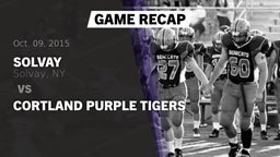 Recap: Solvay  vs. Cortland Purple Tigers 2015