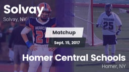Matchup: Solvay vs. Homer Central Schools 2017