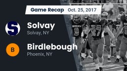 Recap: Solvay  vs. Birdlebough  2017