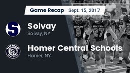 Recap: Solvay  vs. Homer Central Schools 2017