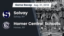 Recap: Solvay  vs. Homer Central Schools 2018