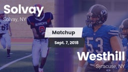 Matchup: Solvay vs. Westhill  2018