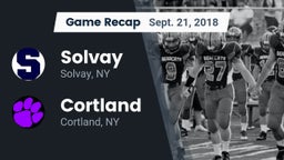 Recap: Solvay  vs. Cortland  2018