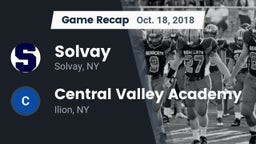 Recap: Solvay  vs. Central Valley Academy 2018