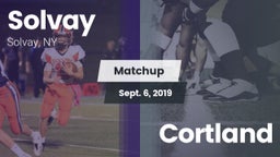 Matchup: Solvay vs. Cortland 2019