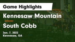 Kennesaw Mountain  vs South Cobb  Game Highlights - Jan. 7, 2022