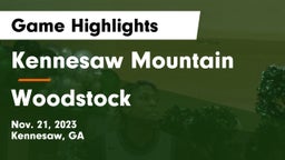 Kennesaw Mountain  vs Woodstock  Game Highlights - Nov. 21, 2023