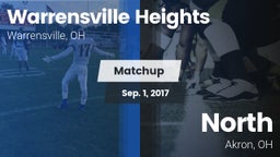 Matchup: Warrensville Heights vs. North  2017
