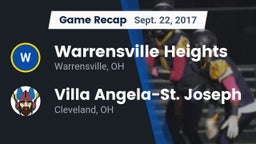 Recap: Warrensville Heights  vs. Villa Angela-St. Joseph  2017