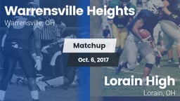 Matchup: Warrensville Heights vs. Lorain High 2017