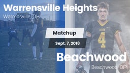 Matchup: Warrensville Heights vs. Beachwood  2018