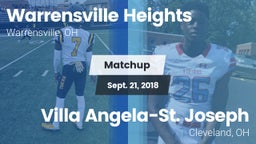 Matchup: Warrensville Heights vs. Villa Angela-St. Joseph  2018
