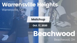 Matchup: Warrensville Heights vs. Beachwood  2020