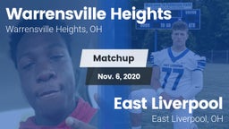 Matchup: Warrensville Heights vs. East Liverpool  2020