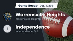 Recap: Warrensville Heights  vs. Independence  2021