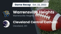 Recap: Warrensville Heights  vs. Cleveland Central Catholic 2022