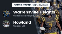 Recap: Warrensville Heights  vs. Howland  2022