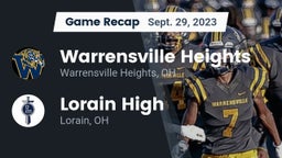 Recap: Warrensville Heights  vs. Lorain High 2023