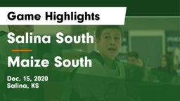 Salina South  vs Maize South  Game Highlights - Dec. 15, 2020
