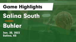 Salina South  vs Buhler  Game Highlights - Jan. 20, 2022