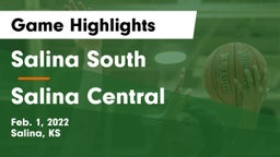 Salina South  vs Salina Central  Game Highlights - Feb. 1, 2022