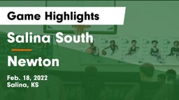 Salina South  vs Newton  Game Highlights - Feb. 18, 2022