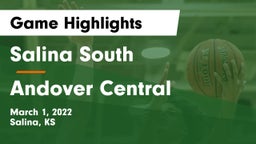 Salina South  vs Andover Central  Game Highlights - March 1, 2022