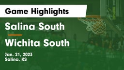 Salina South  vs Wichita South  Game Highlights - Jan. 21, 2023