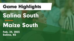 Salina South  vs Maize South  Game Highlights - Feb. 24, 2023