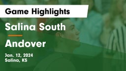 Salina South  vs Andover  Game Highlights - Jan. 12, 2024