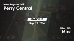 Matchup: Perry Central vs. Mize  2016