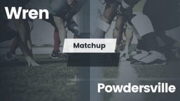 Matchup: Wren vs. Powdersville  2016