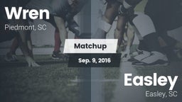 Matchup: Wren vs. Easley  2016