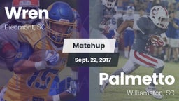 Matchup: Wren vs. Palmetto  2017