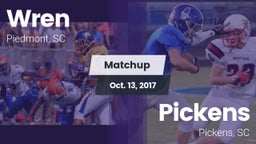 Matchup: Wren vs. Pickens  2017