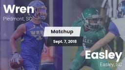 Matchup: Wren vs. Easley  2018
