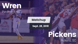 Matchup: Wren vs. Pickens  2018